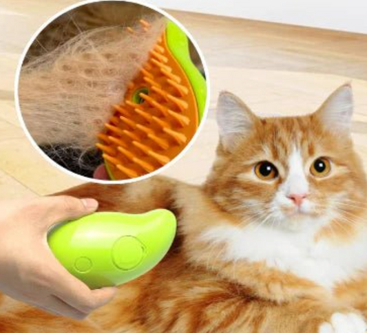 CEPILLO PARA MASCOTAS CON VAPOR